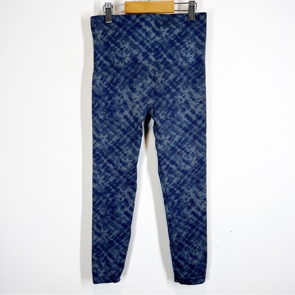 SPANX Blue Tie Dye Seamless Leggings - Picture 1 of 5